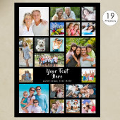 Moderne 19 Foto Collage Aangepaste Kleur Persoonli Poster