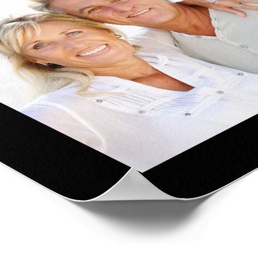 Moderne 19 Foto Collage op persoonlijke titel Poster (Hoek)