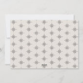 Moderne 1 foto Thanksgiving kerstmis Feestdagenkaart (Achterkant)