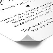 Moderne 1-jarig capsule-teken poster (Hoek)