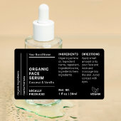 Moderne 1 OZ 30ml druppelfles Waterdichte Label