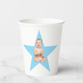 Moderne 1e verjaardagsfeest 1 jaar oude partij gun papieren bekers (Voorkant)