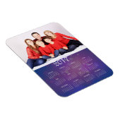 Moderne 2017 Foto Kalender Magneet (Rechterzijde)