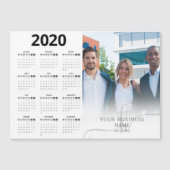 Moderne 2020-kalender foto bedrijfstipografie (Voorkant)