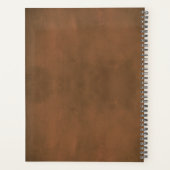 Moderne 2021 Elegante gepersonaliseerde naam Planner (Achterkant)