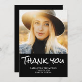 Moderne 2023-Afstuderen fotoplatte kaart - Harteli (Voorkant / Achterkant)