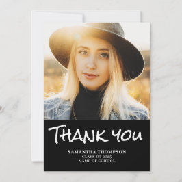 Moderne 2023-Afstuderen fotoplatte kaart - Harteli