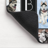 Moderne 2023 Kalendermonogram Naam 5 Foto Muismat (Hoek)