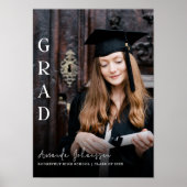Moderne 2024 Geschenk met witte scriptoverlay Poster (Voorkant)