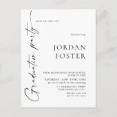 Moderne 2025 FOTO Graduation Party Uitnodiging (Voorkant)