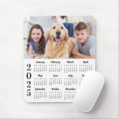 Moderne 2025 Kalender Custom 12 maanden Eenvoudige Muismat (Met muis)
