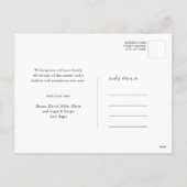 Moderne 2025 Kalender Gold Script Photo Minimalist Feestdagenkaart (Achterkant)