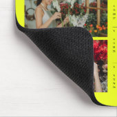 Moderne 2025 Kalender Nieuwjaar Minimalist 3 Foto Muismat (Hoek)