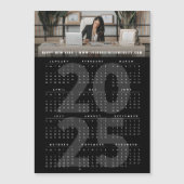 Moderne 2025 Kalender Vakantiefoto Magnetische Kaa (Voorkant)