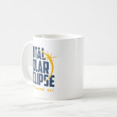 Moderne 2026 Eclipse Aandenken Koffiemok (Voorkant links)