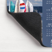 Moderne 2026 Kalender 3 Foto's Aangepast Gepersona Muismat (Hoek)