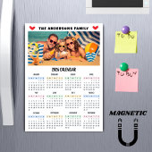 Moderne 2026 kalender aangepaste foto collage magn