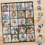 Moderne 20 Fotocollage Gepersonaliseerde 520 stuk Legpuzzel<br><div class="desc">Ontgrendel de vreugde van gedeelde herinneringen met onze 20-Photo Collage Jigsaw Puzzle. Deze prachtige puzzel is perfect voor het vieren van de speciale momenten met familie, vrienden, huisdieren en grootouders. Of het nu gaat om een collectie van je favoriete snapshots van een familievakantie, een reeks hartverwarmende dierenfoto's of tijdloze afbeeldingen...</div>