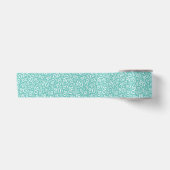Moderne 20ste verjaardag nummer patroon turquoise/ satijnen lint (Voorkant)