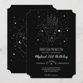 Moderne 21 Verjaardag Fortune Teller Palmistry Mag Kaart (Voorkant / Achterkant)