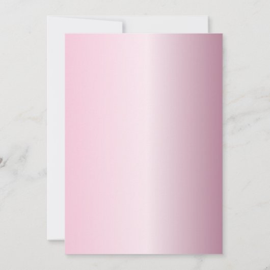 Moderne 21ste verjaardag roze glitter schittering kaart (Achterkant)