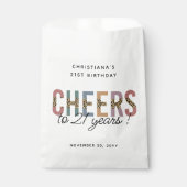 Moderne 21ste verjaardag van de Leopard van de Par Bedankzakje (Voorkant)