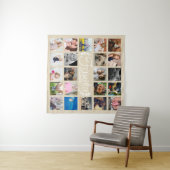 Moderne 22-serie Foto Collage & White Laurels Wandkleed (In Situ (horizontaal))