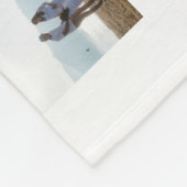 Moderne 23 fotocollage fleece deken (Hoek)