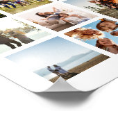 Moderne 23 fotocollage poster (Hoek)