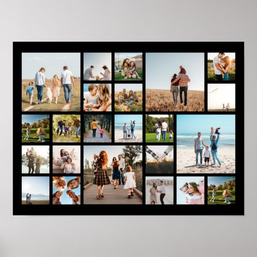 Moderne 23 fotocollage poster (Voorkant)