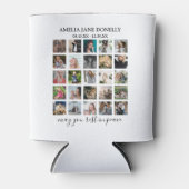 Moderne 25-fotocollage | Memorial Koelbox Blikjeskoeler (Voorkant)