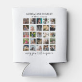 Moderne 25-fotocollage | Memorial Koelbox Blikjeskoeler (Achterkant)