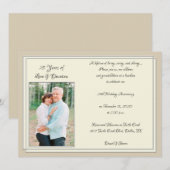 Moderne 25e Jubileum viering Kaart (Voorkant / Achterkant)