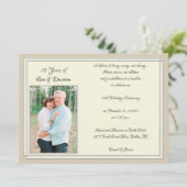 Moderne 25e Jubileum viering Kaart (Staand voorkant)