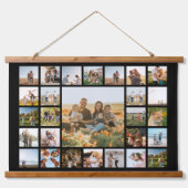 Moderne 27 fotocollage hangend wandkleed (Voorkant)