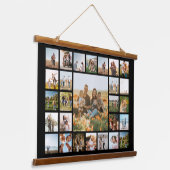 Moderne 27 fotocollage hangend wandkleed (Gebogen)