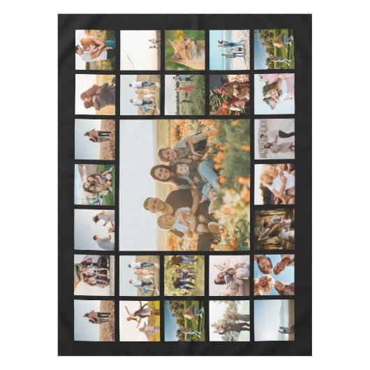 Moderne 27 fotocollage tafelkleed (Voorkant)