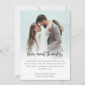 Moderne 2 Bedankt van de Liefde van het Manuscript Kaart (Voorkant)