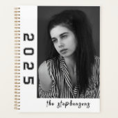 Moderne 2 Foto Collage Persoonlijk Planner (Voorkant)