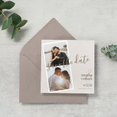 Moderne 2 fotogreep | Aankondiging Verloving