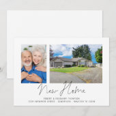 Moderne 2 Foto's Script Nieuw startpunt Aankondiging (Voorkant / Achterkant)