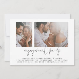 Moderne 2-fotoscriptentag kaart