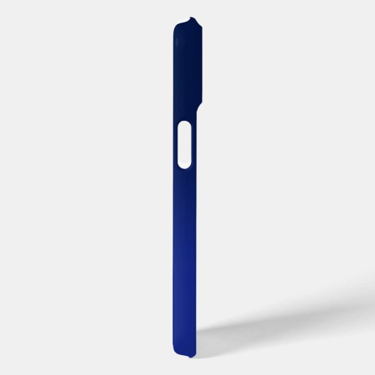 Moderne 2 Initialen | Deep Blue Ombre Case-Mate iPhone Case (Achterkant / Rechts)