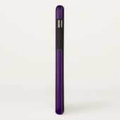 Moderne 2 Initialen | Diep Paarse Subtiele Ombre Case-Mate iPhone Case (Achterkant/links)