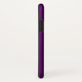 Moderne 2 Initialen | Diep Paarse Subtiele Ombre Case-Mate iPhone Case (Achterkant / rechts)