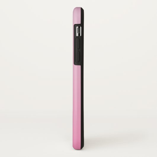 Moderne 2 overlappende Initialen | roze ombre Case-Mate iPhone Case (Achterkant/links)
