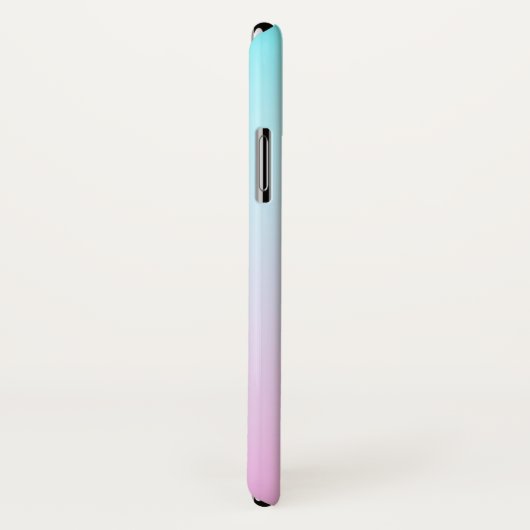 Moderne 2 overlappende Initialen | Turquoise Pink Case-Mate iPhone Case (Achterkant / rechts)