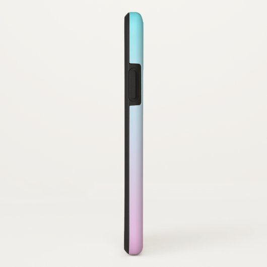 Moderne 2 overlappende Initialen | Turquoise Pink Case-Mate iPhone Case (Achterkant / rechts)