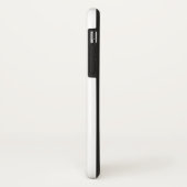 Moderne 2 overlappende Initialen | Zwart-wit Case-Mate iPhone Case (Achterkant/links)