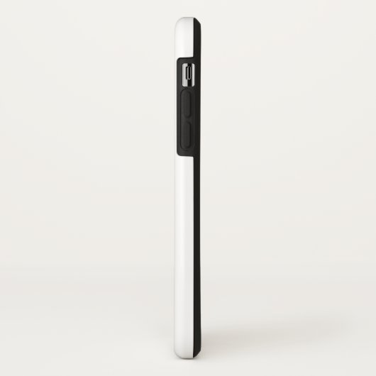 Moderne 2 overlappende Initialen | Zwart-wit Case-Mate iPhone Case (Achterkant/links)